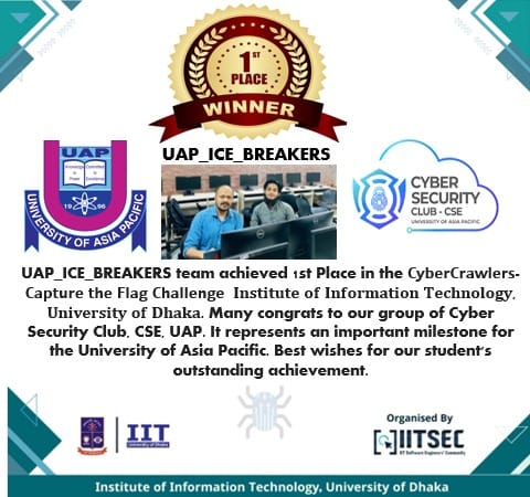 Champion 𝗖𝘆𝗯𝗲𝗿𝗖𝗿𝗮𝘄𝗹𝗲𝗿𝘀- 𝗖𝗮𝗽𝘁𝘂𝗿𝗲 𝘁𝗵𝗲 𝗙𝗹𝗮𝗴 𝗖𝗵𝗮𝗹𝗹𝗲𝗻𝗴𝗲 (CTF) 